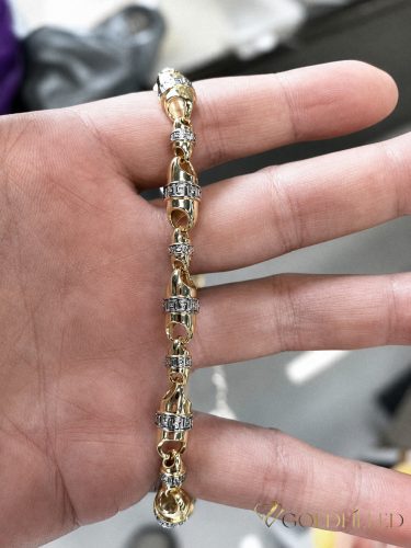 Goldfilled Antialergénny Luxusný Barakka Náhrdelník 60cm Dlhý a 8mm Široký (65g) Farba 14K Multikolor
