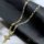 Antialergická Goldfilled náhrdelník 65cm/6,5mm + prívesok, farba 14K & Multicolor