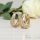 Goldfilled antialergénne náušnice 18 mm 18K farba