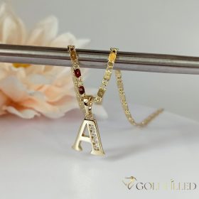   Antialergický pozlátený náhrdelník „Goldfilled“, vo viacerých veľkostiach a 2 mm hrubý, 14K farba