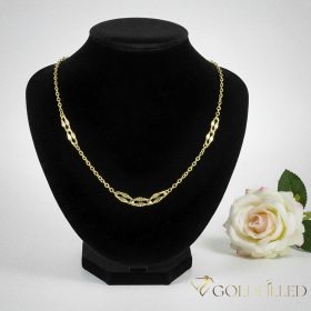   Antialergénny náhrdelník Goldfilled 46cm dlhý a 2-6 mm široký Farba 14K