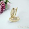 Goldfilled antialergénne náušnice 16 mm 14K farba