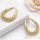 Goldfilled Antialergenní  Kruhové náušnice 50mm 14K farba	