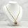 Antialergická Goldfilled náhrdelník 45cm/3,5mm + prívesok, farba 14K