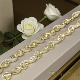   Exkluzívny antialergický pozlátený náhrdelník „Goldfilled“, vo viacerých veľkostiach a  6 mm hrubý, 14K farba