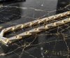 Goldfilled Antialergénny Luxusný Barakka Náhrdelník 70cm Dlhý a 11mm Široký (145g ! ) Farba 14K Multikolor