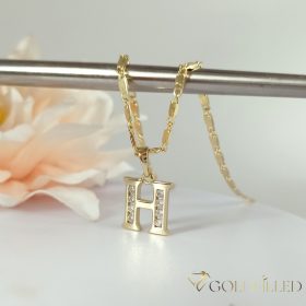   Antialergický pozlátený náhrdelník „Goldfilled“, vo viacerých veľkostiach a 2 mm hrubý, 14K farba