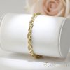 Antialergénny pozlátený náramok „Goldfilled“, dĺžka 19 cm a šírka 6 mm, farba 14K