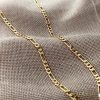 Antialergický "Figaro" pozlátený náhrdelník „Goldfilled“, vo viacerých veľkostiach a 4 mm  hrubý, 14K farba