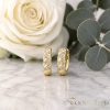 Goldfilled Antiallergén Náušnice 13mm 14K farba	