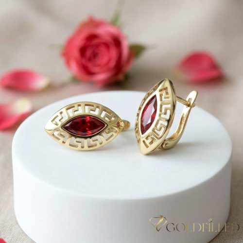 Goldfilled antialergénne náušnice 20 mm 14K farba