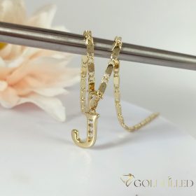   Antialergický pozlátený náhrdelník „Goldfilled“, vo viacerých veľkostiach a 2 mm hrubý, 14K farba