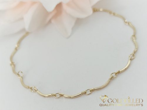 Goldfilled Náramok na členok 29cm Farba 14K