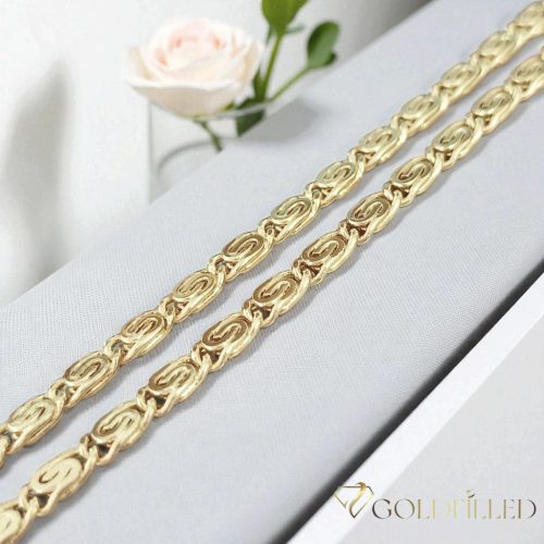 Antialergénny náhrdelník Goldfilled 50cm dlhý a 4,5mm široký Farba 14K