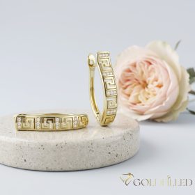   Goldfilled Antialergenní   kruhové náušnice 30mm 14K farba	