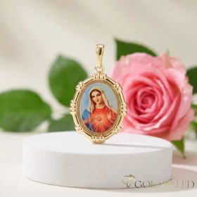 Antialergénny Goldfilled prívesok 36 mm, farba 14K