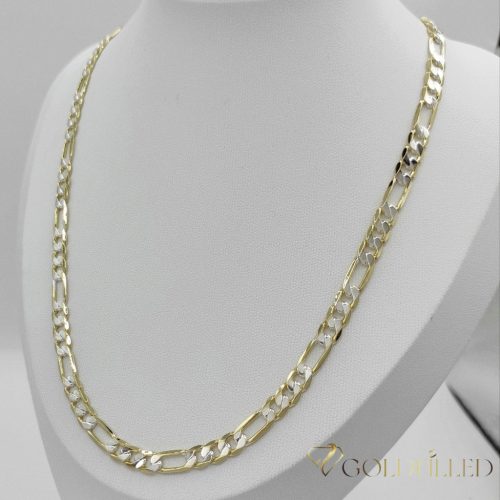 Antialergická Goldfilled náhrdelník 65cm/6,5mm farba 14K & Multicolor