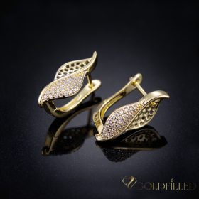 Goldfilled antialergénne náušnice 26 mm 14K farba