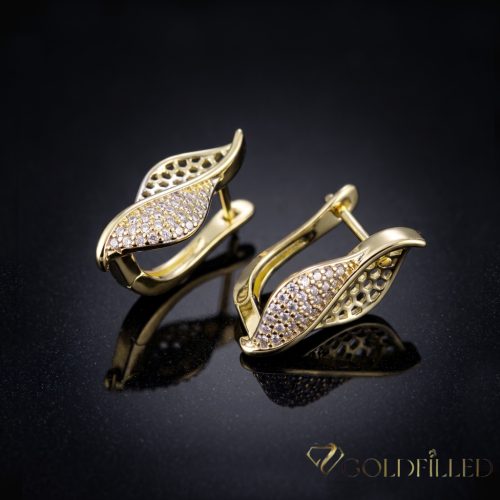Goldfilled antialergénne náušnice 26 mm 14K farba