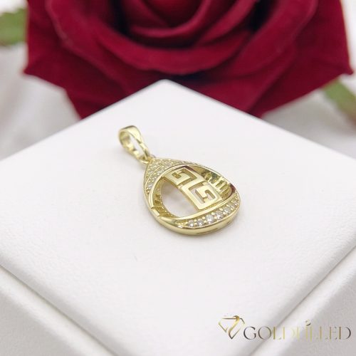 Antialergénny Goldfilled prívesok 36 mm, farba 14K