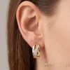 Goldfilled antialergénne náušnice 19 mm 14K farba