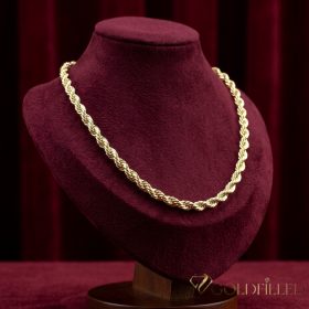  Exkluzívny antialergický náhrdelník „Goldfilled” 55cm/6mm,  14K farebný