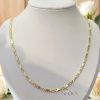 Antialergénny náhrdelník Goldfilled 50cm dlhý a 4mm široký Farba 14K