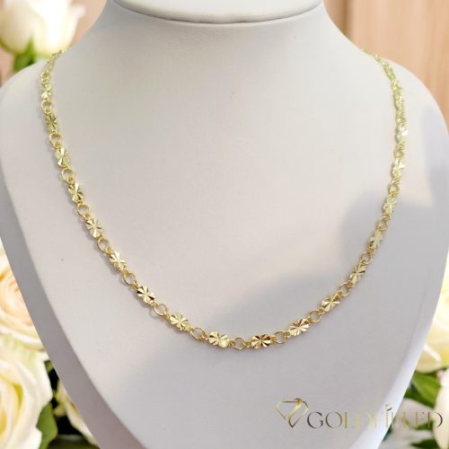 Antialergénny náhrdelník Goldfilled 50cm dlhý a 4mm široký Farba 14K
