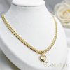Goldfilled Antialergénny Luxusný Náhrdelník 50cm Dlhý a  6mm Široký Farba 14K