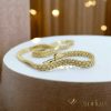 Goldfilled Antialergénny Luxusný Náhrdelník 45cm Dlhý a  6mm Široký Farba 14K