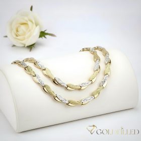   Antialergénny Goldfilled náhrdelník 45cm/7mm + náramok 19cm farba 14K Multicolor 