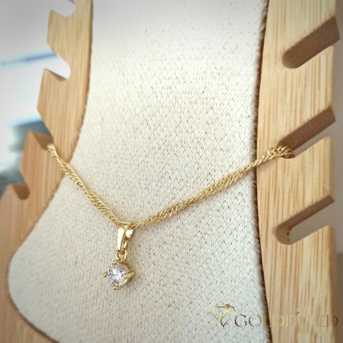 Goldfilled Náramok na členok 27cm/2mm Farba 14K
