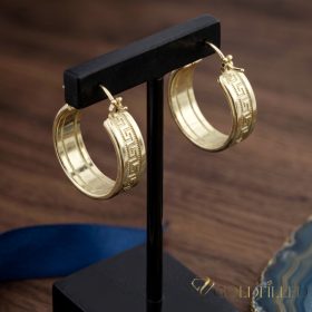 Goldfilled antialergénne náušnice 20 mm 14K farba