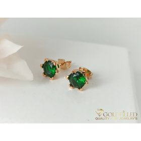 Goldfilled Antialergenní  Náušnice 9mm 18K farba	