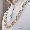 Goldfilled Antialergénny Luxusný Barakka Náhrdelník 70cm Dlhý a 11mm Široký (130g) Farba 14K Multikolor