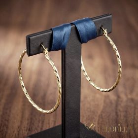   Goldfilled Antialergenní  Kruhové náušnice 40mm 14K farba	