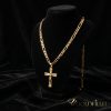 Antialergická Goldfilled náhrdelník 45cm/4mm + prívesok, farba 18K