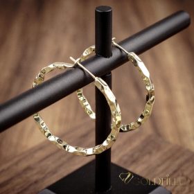   Goldfilled Antialergenní   kruhové náušnice 35mm 14K farba	