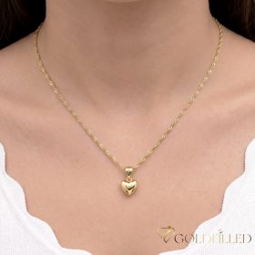   Antialergénny Goldfilled náhrdelník 45cm/2mm + prívesok, farba 14K (Doporučeno pro děti maximálně do 7 let!)