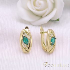 Goldfilled antialergénne náušnice 18 mm 14K farba