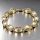 Antialergický náramok „Goldfilled” 24cm /10mm  farebný (14K) 