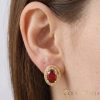 Goldfilled antialergénne náušnice 18 mm 14K farba