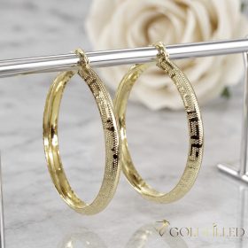   Goldfilled Antialergenní  Kruhové náušnice 60mm 14K farba	