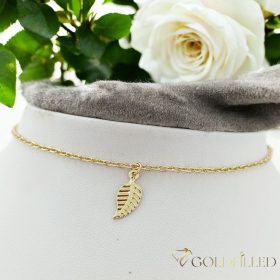 Goldfilled Náramok na členok 27cm/2mm Farba 14K