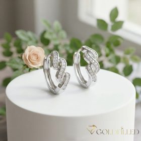 Antialergénne Goldfilled náušnice, 16mm