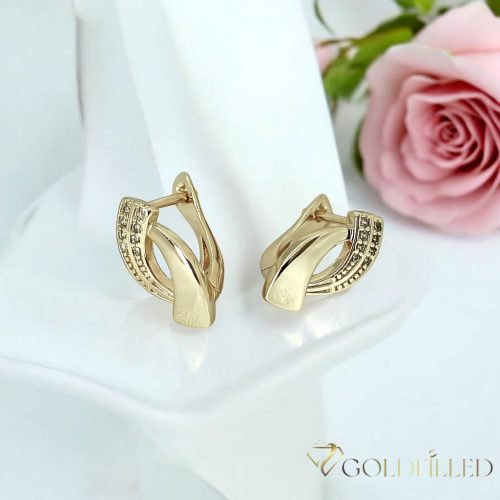 Goldfilled antialergénne náušnice 16 mm 14K farba