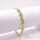 Antialergénny pozlátený náramok „Goldfilled“, dĺžka 19cm a šírka 7mm, farba 14K