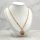 Antialergická Goldfilled náhrdelník 45cm/3,5mm + prívesok, farba 18K