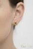 Goldfilled Antiallergén Náušnice 7mm 14K farba	