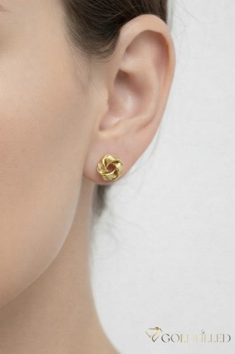 Goldfilled Antiallergén Náušnice 7mm 14K farba	